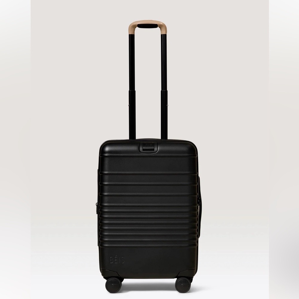 BEIS The Carry On Roller Black & Beige